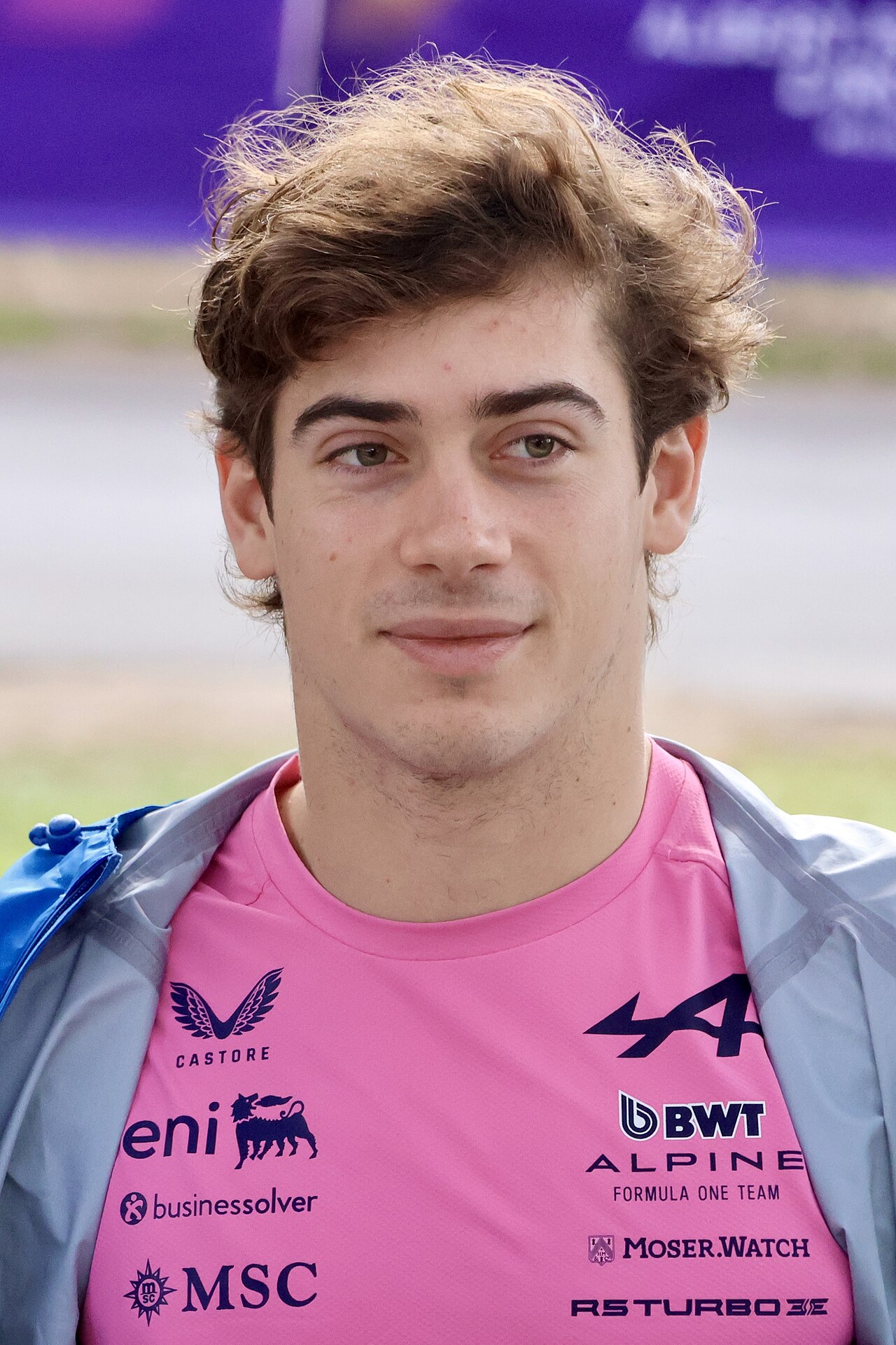 Franco Colapinto at the Melbourne Walk during the 2026 Australian Grand Prix.